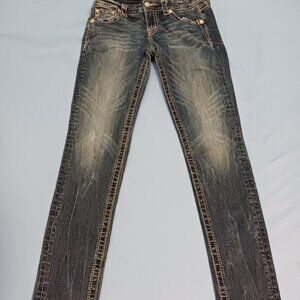 Miss Me Womens Signature Mid-rise Easy Skinny Jeans #5